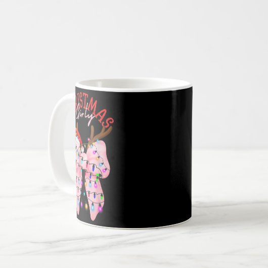 Mug Coquette Bow Nk Gingerbread Noël Fille Noël H (Devant gauche)