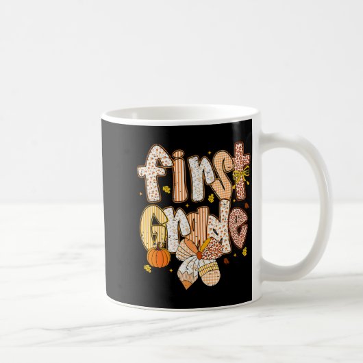 Mug Coquette Bow Pencil Fall First Grade Teacher Schoo (Droite)