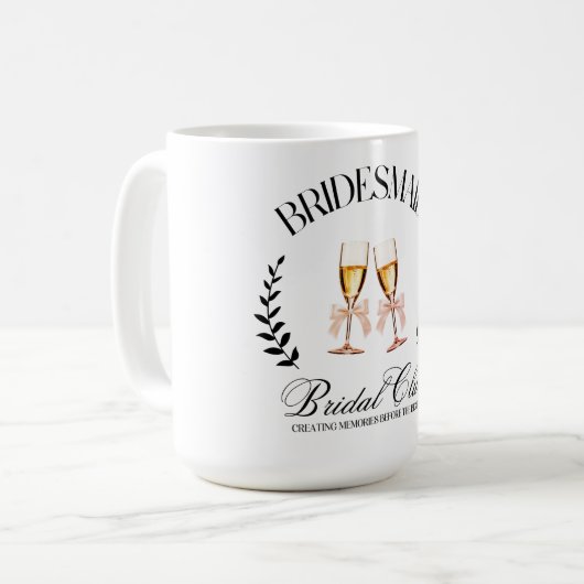 Mug Coquette Bow rose Bridesmaitres (Devant gauche)