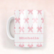 Coquette branchée Bridesmaid Pink Bow