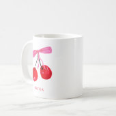 Mug Coquette Cherry & Bow (Devant gauche)