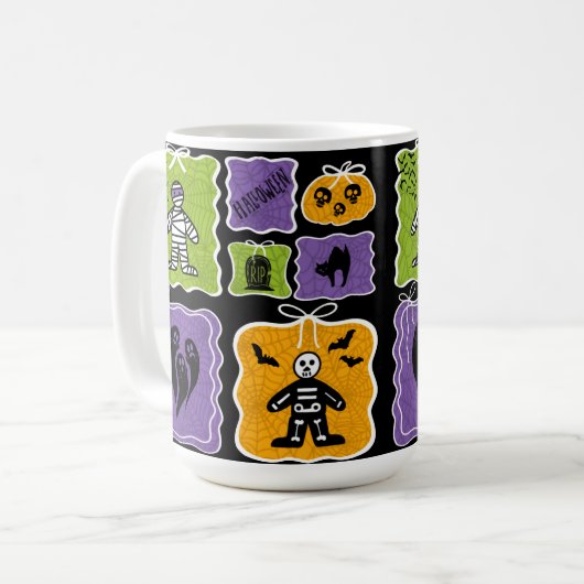 Mug Coquette de maman d'Halloween (Devant gauche)