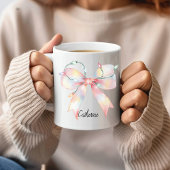 Mug Coquette de Noël personnalisée bougie