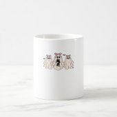 Mug Coquette fantômes avec un chat noir T-shirt classi (Centre)