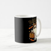 Mug Coquette Leopard Ghost Coffee Boo Jee Halloween Bo (Devant droit)