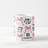Mug Coquette Pink Bow Nurse Gift, RN Graduation (Centre)