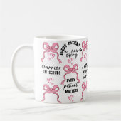 Mug Coquette Pink Bow Nurse Gift, RN Graduation (Gauche)