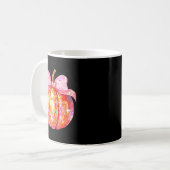 Mug Coquette Pumpkin Bow Disco Ball Cute Girly Hallowe (Devant gauche)