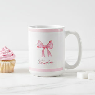 Mug Coquette Rose Bow