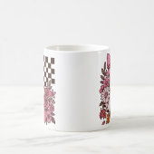 Mug Coquette rose rétro Fille fantôme avec Bow Hallowe (Centre)