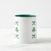 Mug Coquette St. Patrick’s Day Rubans et Clochers vert (Centre)
