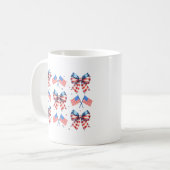 Mug Coquette, usa, rouge, blanc, bleu, 4 juillet migno (Devant gauche)