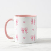 Mug Coquette Vaches et Coeurs Roses (Gauche)