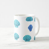 Mug Coquillage bleu (Devant droit)