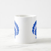 Mug Coquillage - bleu cobalt et blanc (Centre)