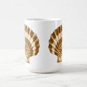 Mug Coquillage - marron et beige (Centre)