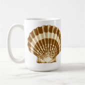 Mug Coquillage - marron et beige (Gauche)