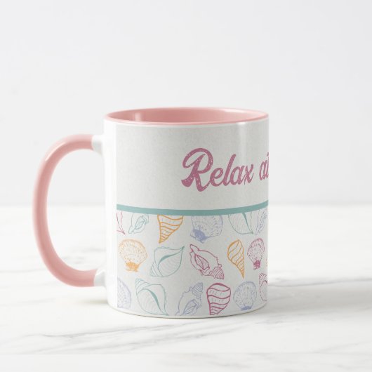 Mug Coquillage Motif (Gauche)