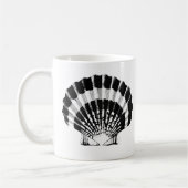 Mug Coquillage - noir et blanc (Gauche)