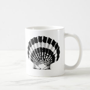 Mug Coquillage - noir et blanc