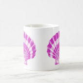 Mug Coquillage - orchidée et blanc (Centre)