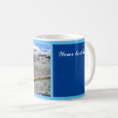 Mug Coquillage personnalisé sur la plage (Devant droit)