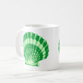 Mug Coquillage - vert émeraude (Devant gauche)