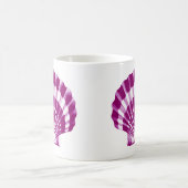 Mug Coquillage - violet et blanc (Centre)