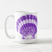 Mug Coquillage - violet et blanc (Gauche)