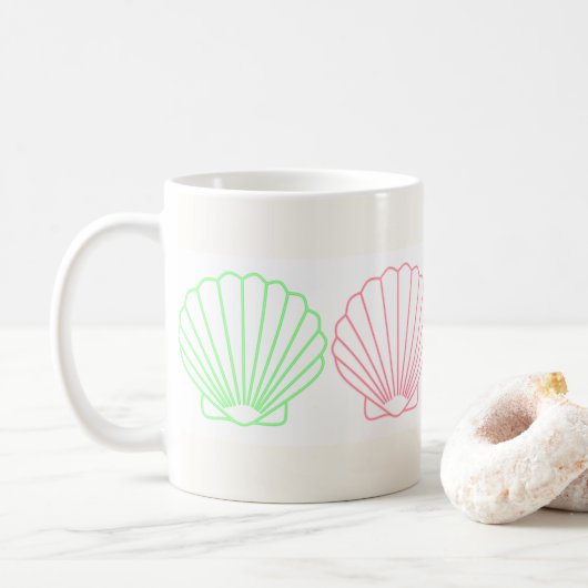 Mug Coquillages (Avec donut)