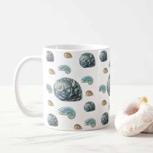 Mug coquillages (Avec donut)