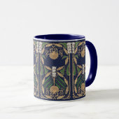 Mug Coquillages Art Nouveau (Devant droit)