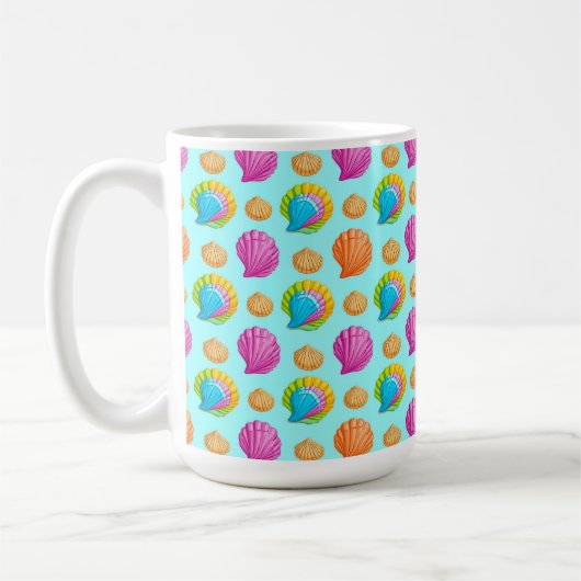 Mug Coquillages Colorés (Gauche)