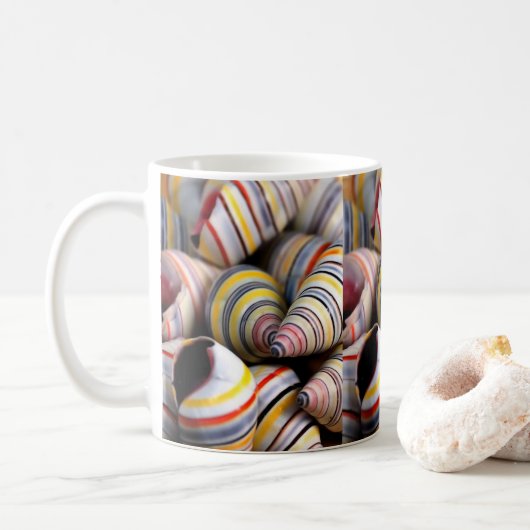 Mug Coquillages de Plage (Avec donut)