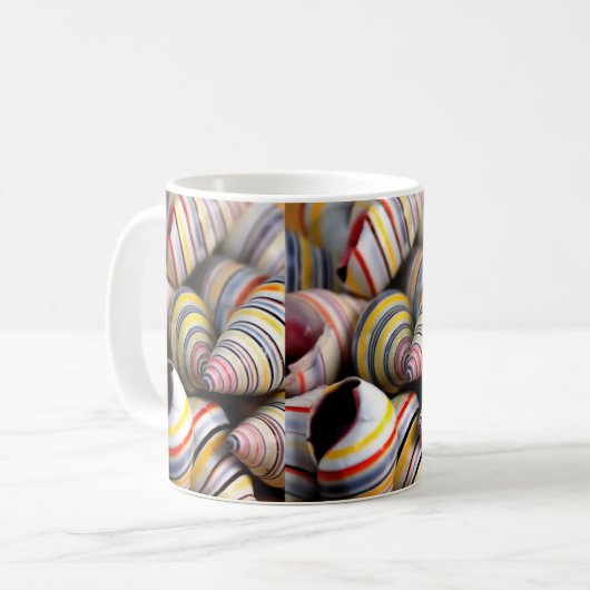 Mug Coquillages de Plage (Devant gauche)