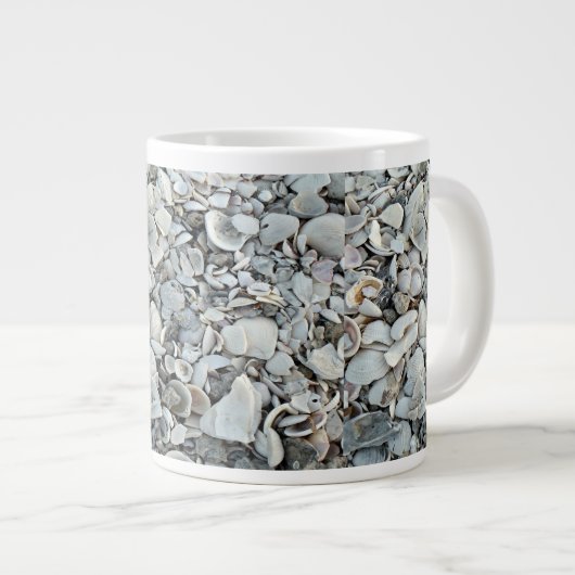 Mug Coquillages de Plage Côtière (Devant droit)
