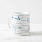 Mug Coquillages et perles (Devant gauche)