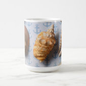 Mug Coquillages sur le contexte d'Ancre (Centre)