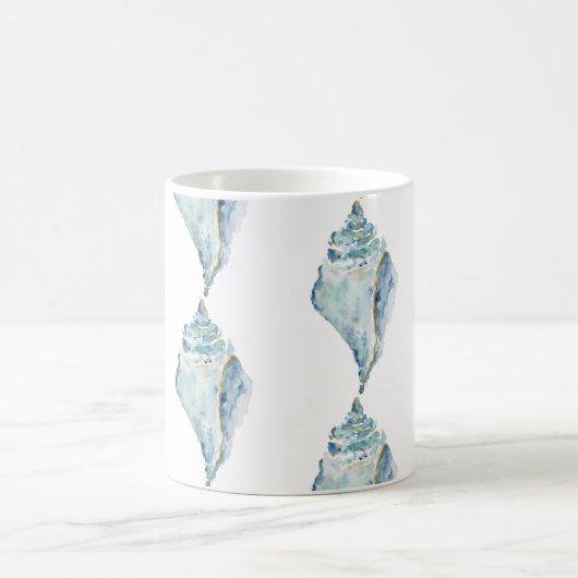 Mug Coquille aquarelle (Centre)
