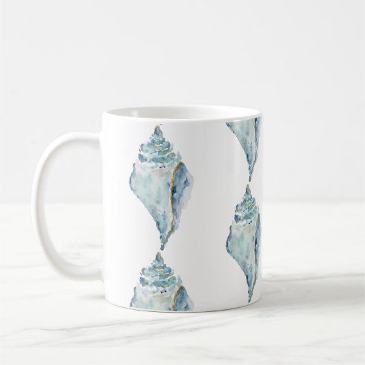 Mug Coquille aquarelle (Gauche)