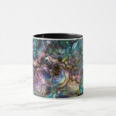 Mug Coquille de l'ormeau iridescent arc-en-ciel (Centre)