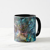 Mug Coquille de l'ormeau iridescent arc-en-ciel (Devant droit)
