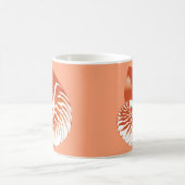 Mug Coquille de Nautilus - terre cuite et blanche (Centre)