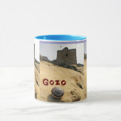 Mug Coquille et tour, Gozo, Malte (Centre)