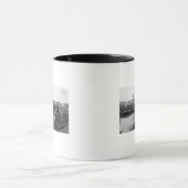 Mug Coquille, OR Vue ville et scieries (Centre)