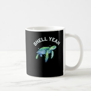 Mug Coquille Ouais - Tortue mignonne et amoureux de to