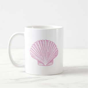 Mug Coquille Saint-Jacques Rose Côtière