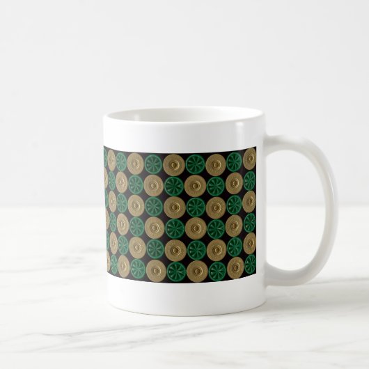 Mug coquilles de fusil de chasse vertes (Droite)
