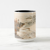 Mug Coquilles de mer sur la plage (Centre)