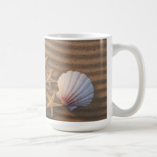 Mug Coquilles et étoiles de mer de mer (Droite)
